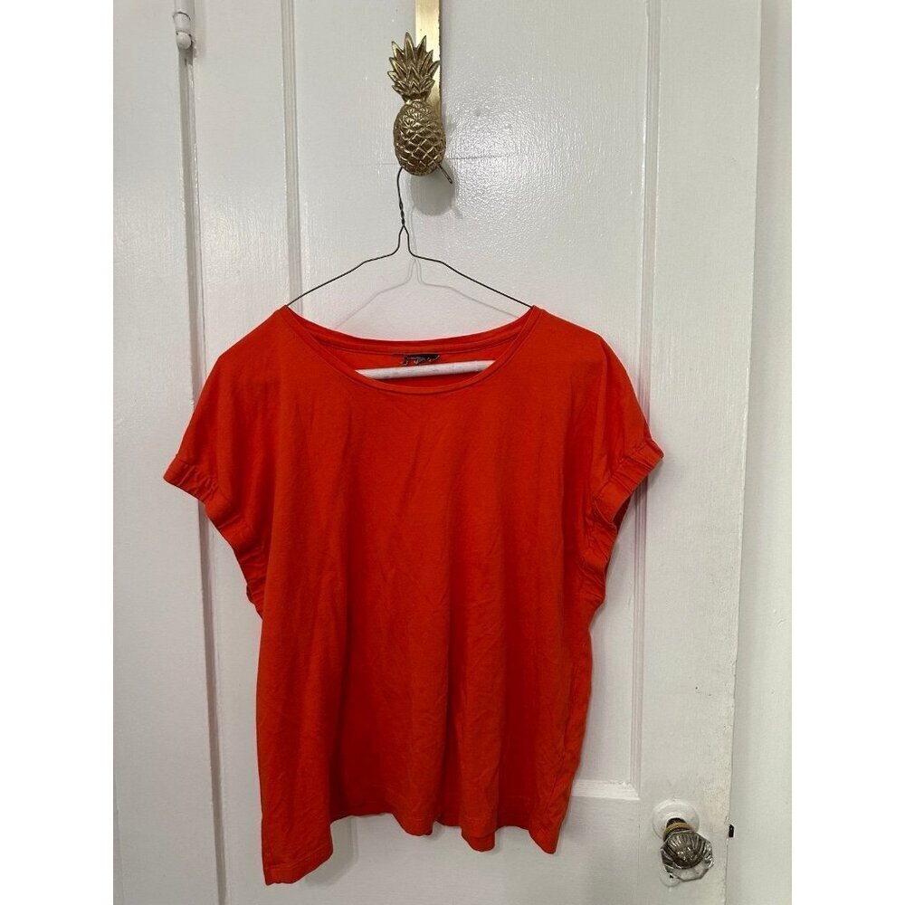 DKNY women’s size large red blouse